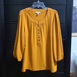 EUC Mustard Yellow Top